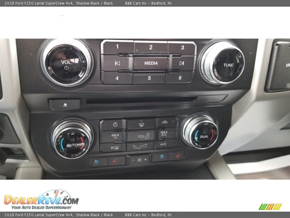 2018 Ford F150 Lariat SuperCrew 4x4 Shadow Black / Black Photo #20