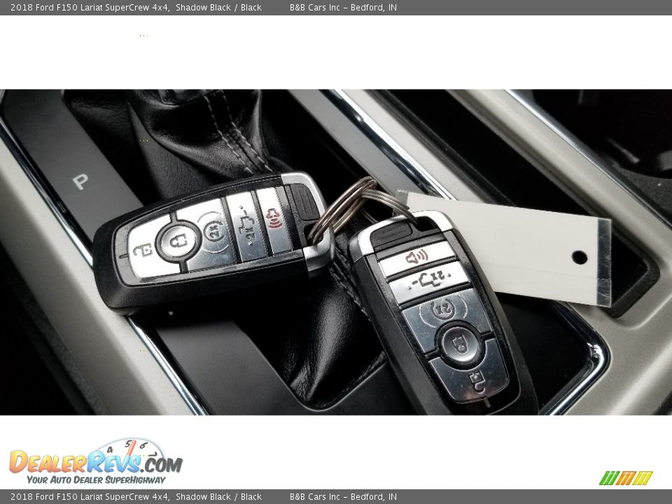 2018 Ford F150 Lariat SuperCrew 4x4 Shadow Black / Black Photo #21