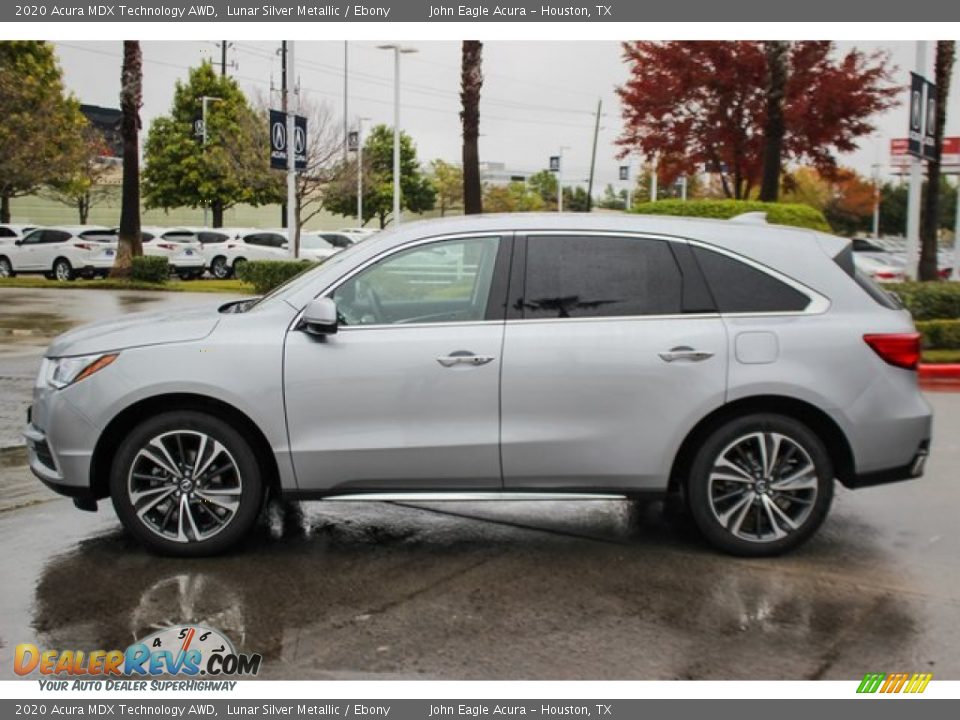 2020 Acura MDX Technology AWD Lunar Silver Metallic / Ebony Photo #5