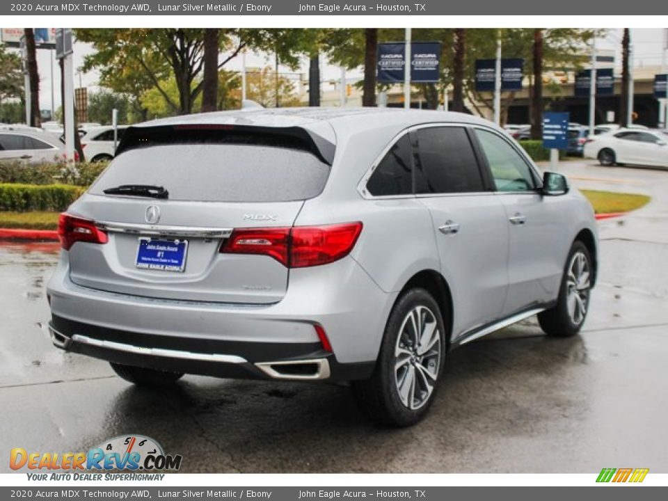 2020 Acura MDX Technology AWD Lunar Silver Metallic / Ebony Photo #8