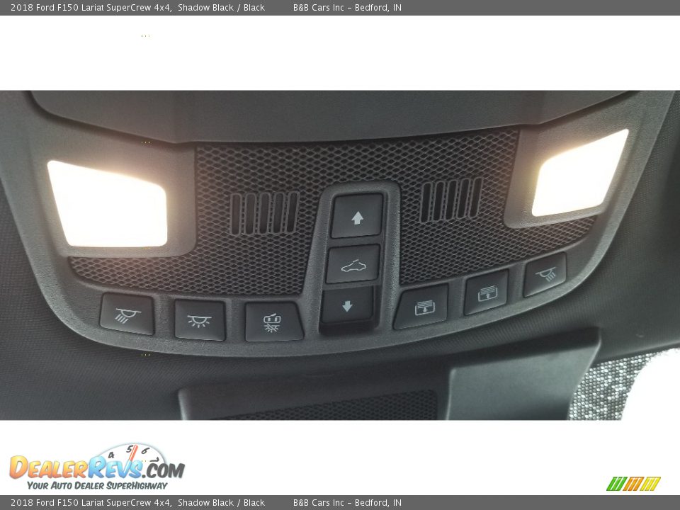 2018 Ford F150 Lariat SuperCrew 4x4 Shadow Black / Black Photo #23