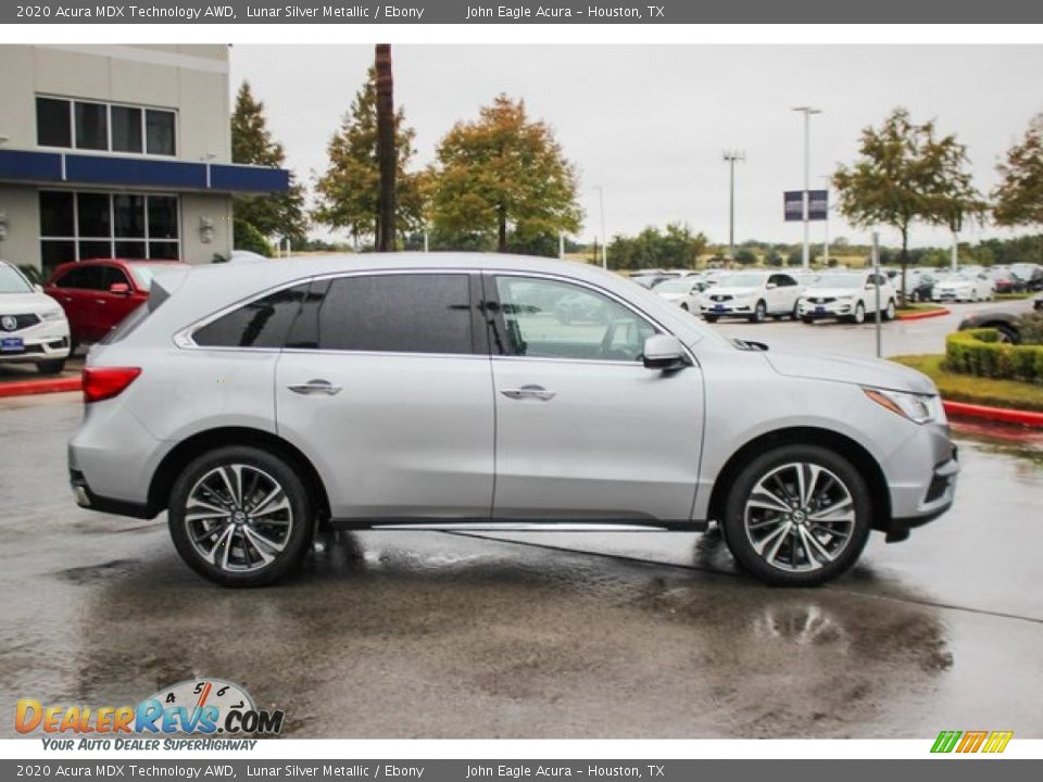 2020 Acura MDX Technology AWD Lunar Silver Metallic / Ebony Photo #9