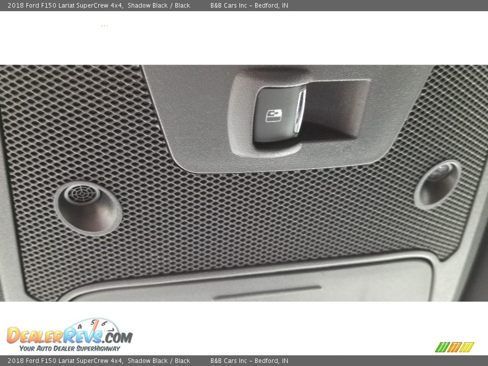 2018 Ford F150 Lariat SuperCrew 4x4 Shadow Black / Black Photo #24