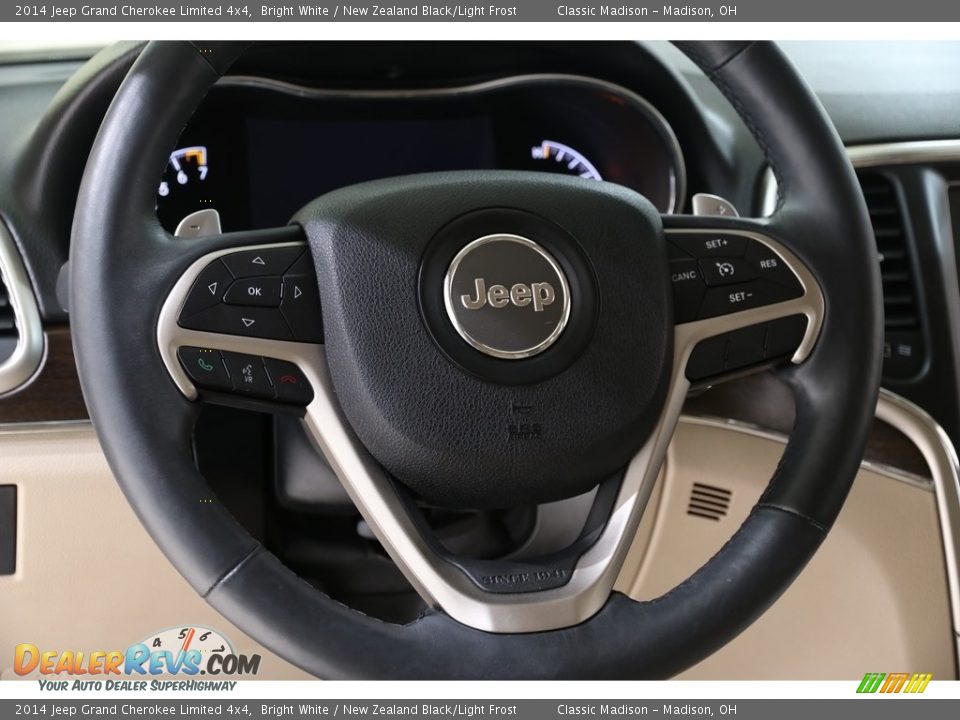 2014 Jeep Grand Cherokee Limited 4x4 Bright White / New Zealand Black/Light Frost Photo #6