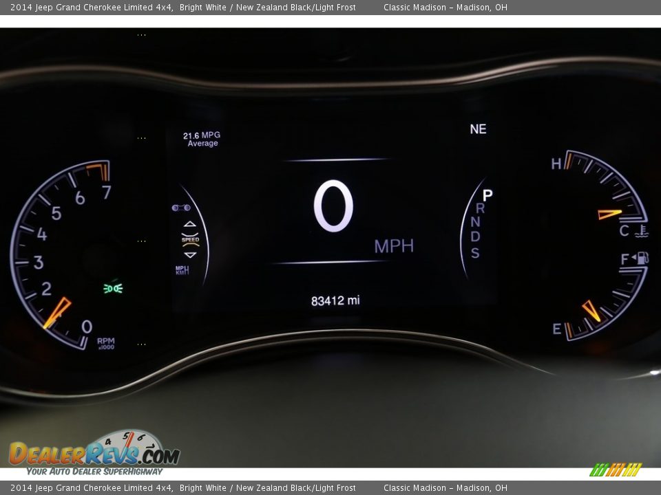 2014 Jeep Grand Cherokee Limited 4x4 Bright White / New Zealand Black/Light Frost Photo #7