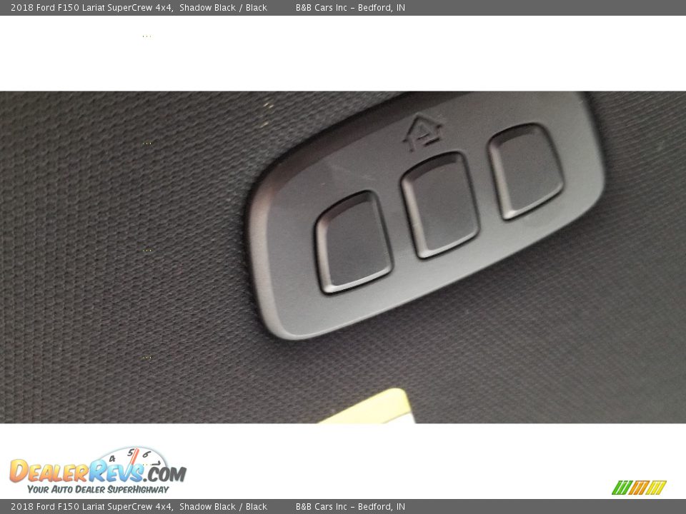 2018 Ford F150 Lariat SuperCrew 4x4 Shadow Black / Black Photo #25
