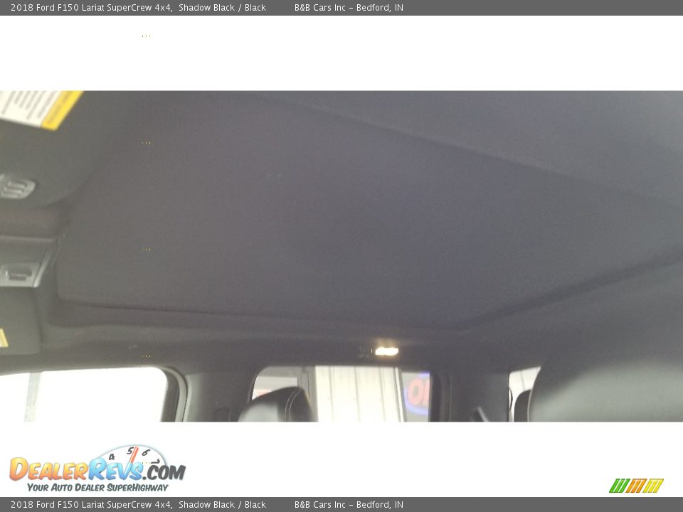 2018 Ford F150 Lariat SuperCrew 4x4 Shadow Black / Black Photo #26