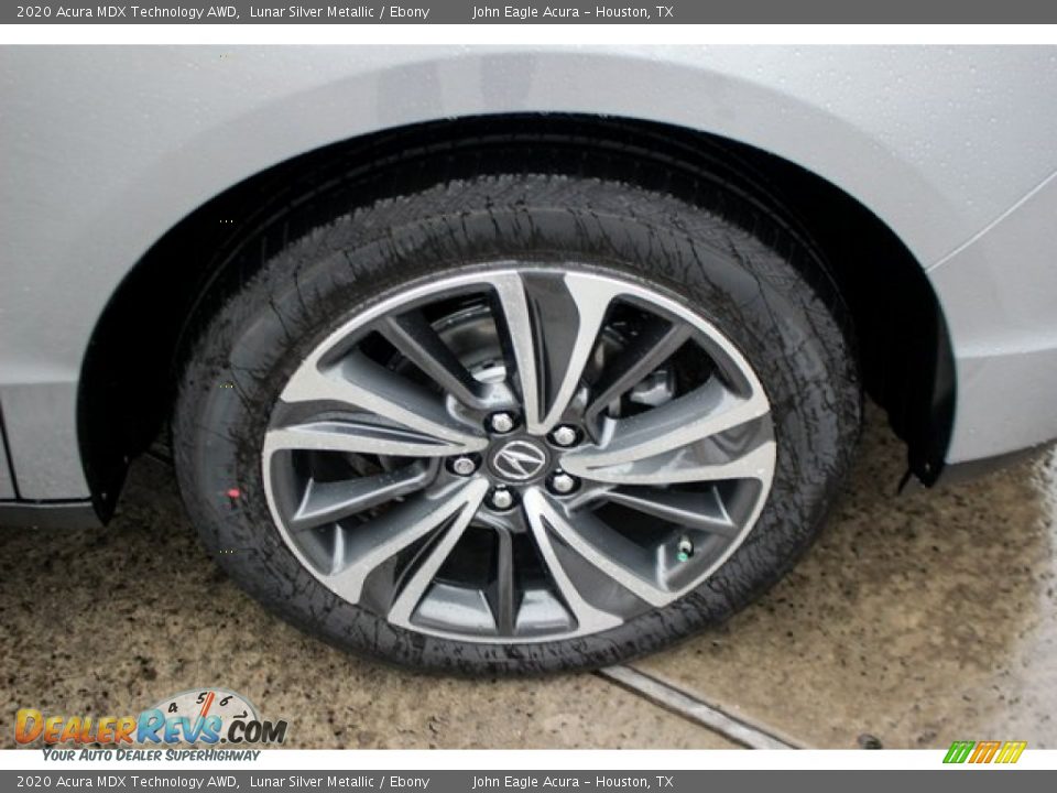 2020 Acura MDX Technology AWD Lunar Silver Metallic / Ebony Photo #12