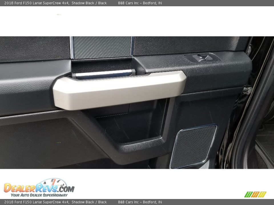 2018 Ford F150 Lariat SuperCrew 4x4 Shadow Black / Black Photo #27