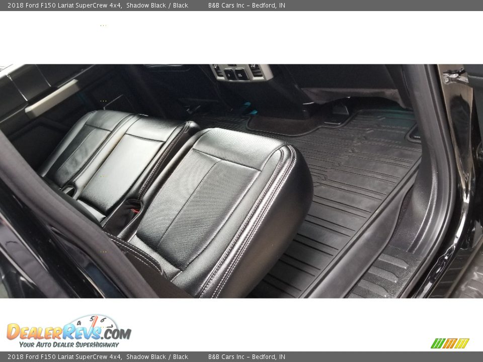 2018 Ford F150 Lariat SuperCrew 4x4 Shadow Black / Black Photo #30