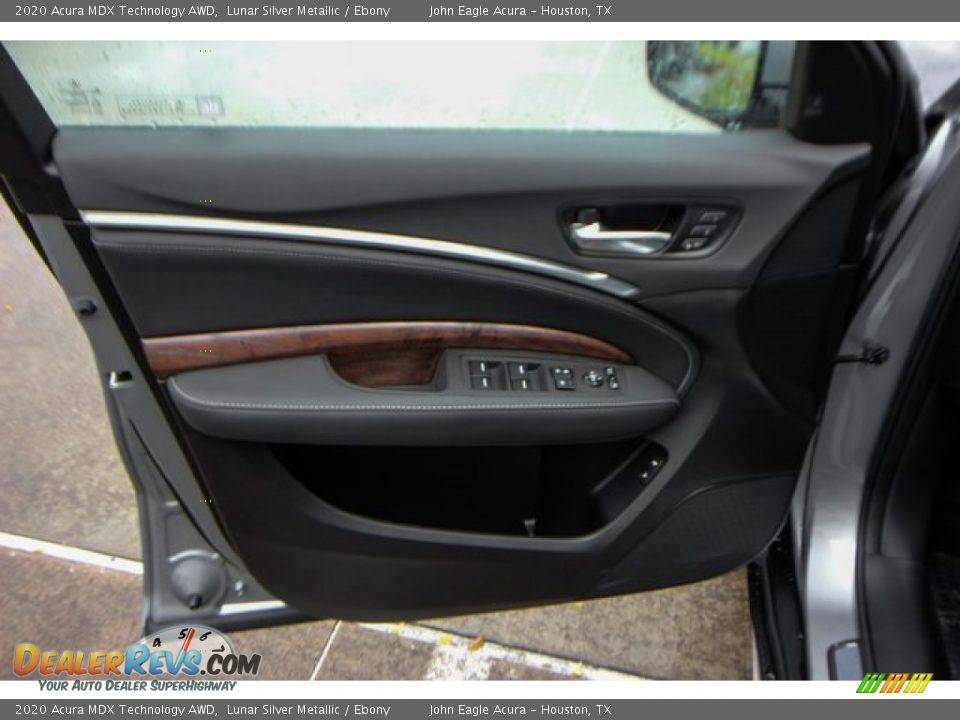 2020 Acura MDX Technology AWD Lunar Silver Metallic / Ebony Photo #18