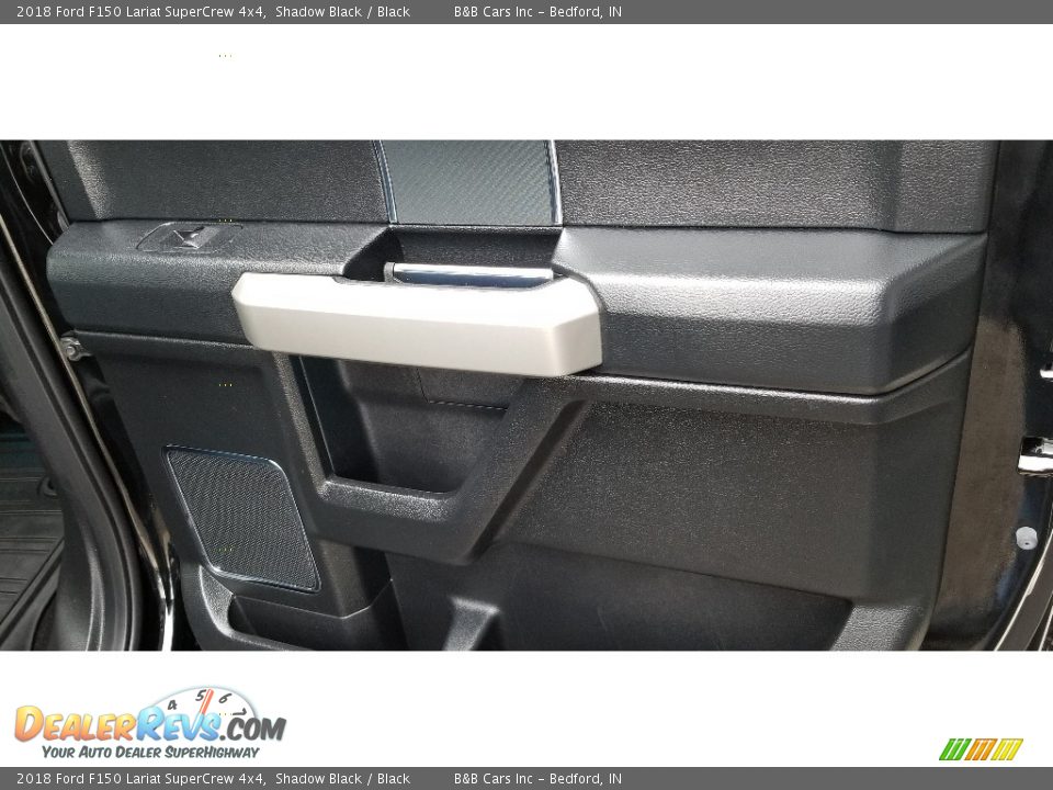 2018 Ford F150 Lariat SuperCrew 4x4 Shadow Black / Black Photo #31