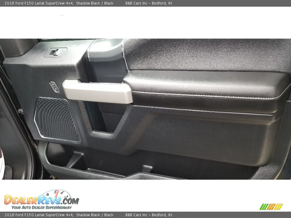 2018 Ford F150 Lariat SuperCrew 4x4 Shadow Black / Black Photo #33