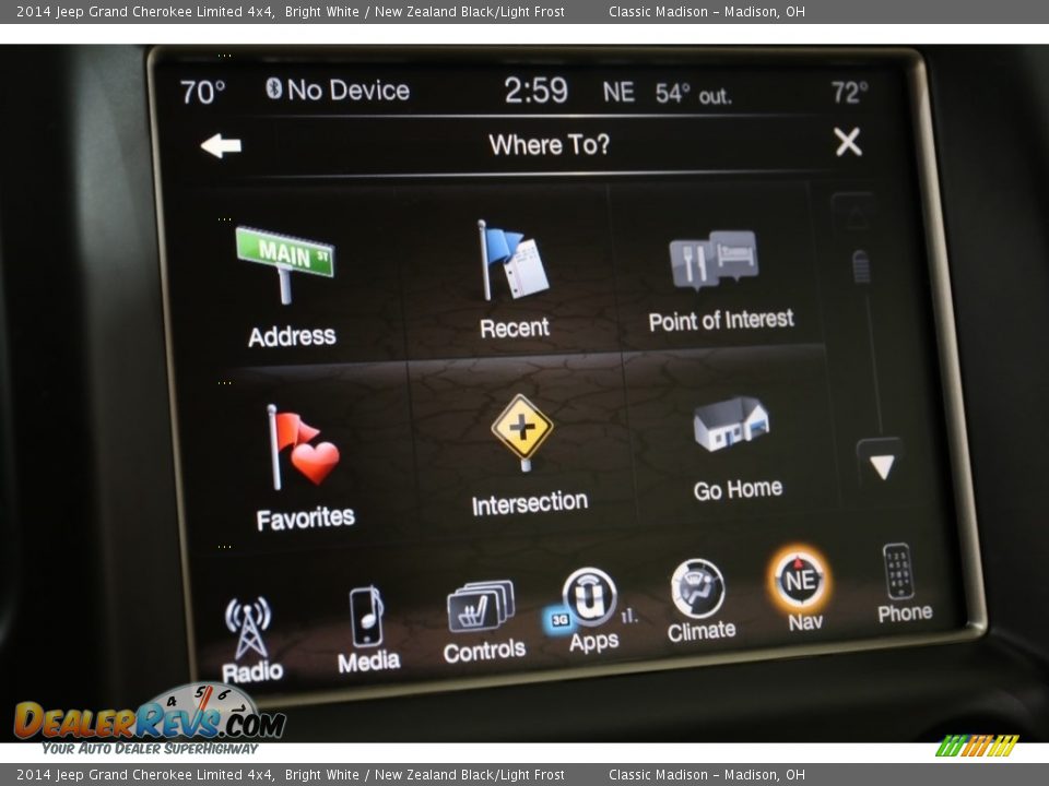 2014 Jeep Grand Cherokee Limited 4x4 Bright White / New Zealand Black/Light Frost Photo #17