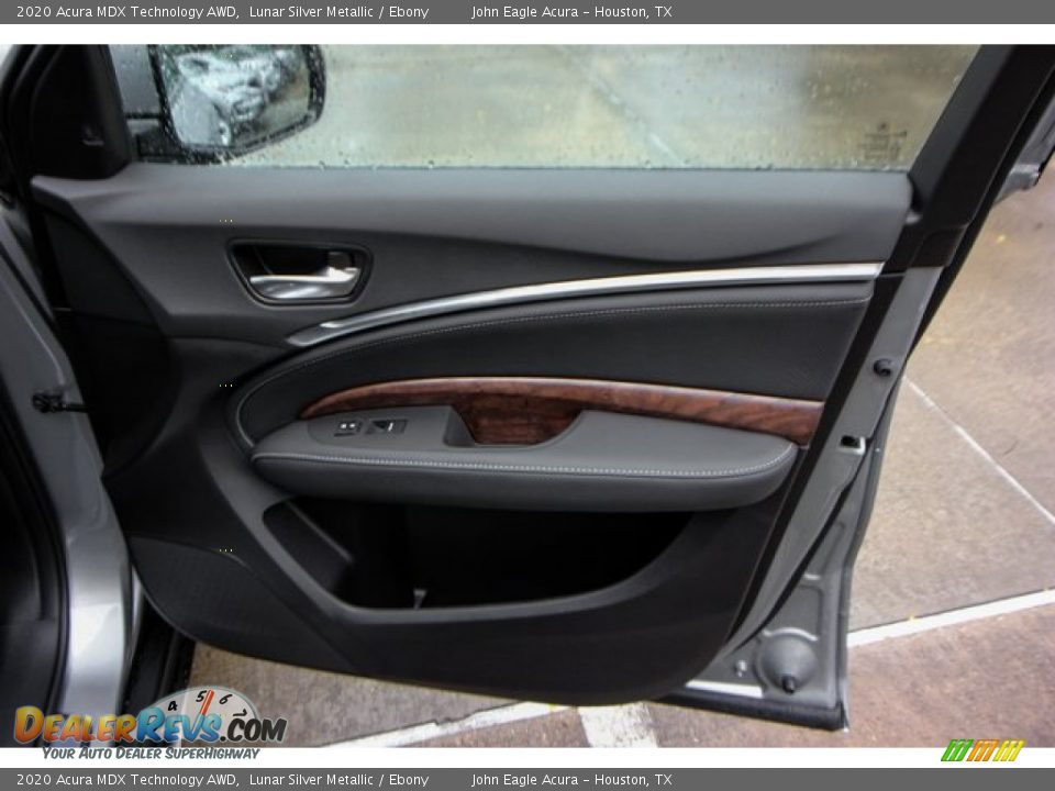 2020 Acura MDX Technology AWD Lunar Silver Metallic / Ebony Photo #26