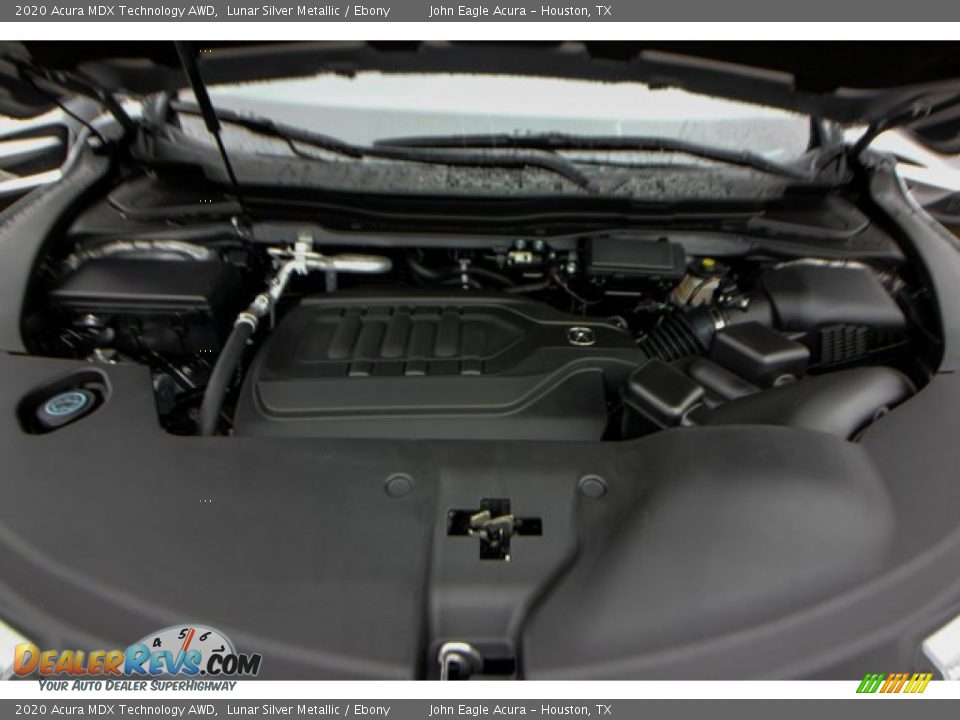 2020 Acura MDX Technology AWD Lunar Silver Metallic / Ebony Photo #28