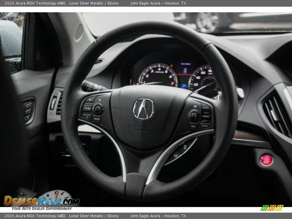 2020 Acura MDX Technology AWD Lunar Silver Metallic / Ebony Photo #30