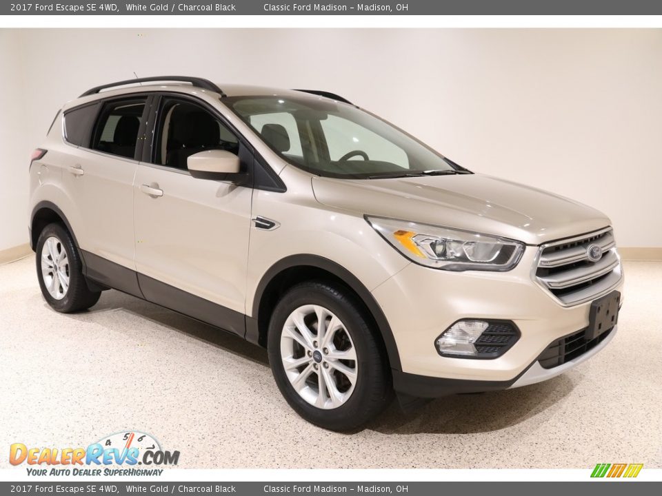 2017 Ford Escape SE 4WD White Gold / Charcoal Black Photo #1