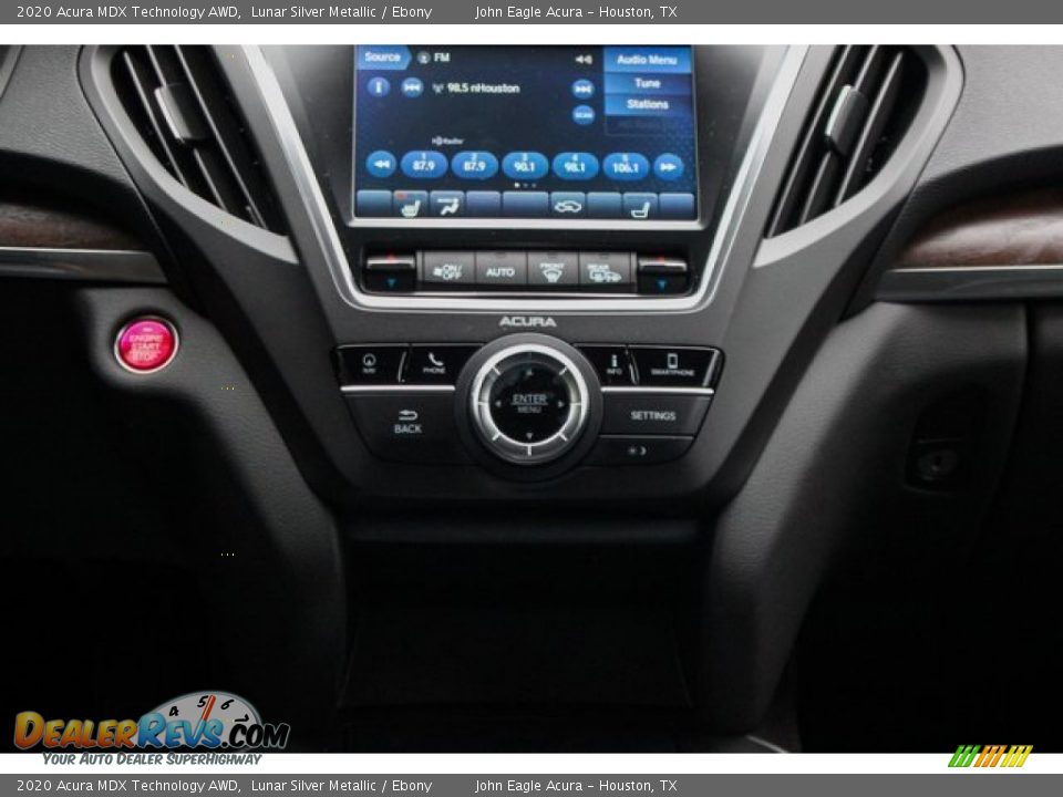 2020 Acura MDX Technology AWD Lunar Silver Metallic / Ebony Photo #33