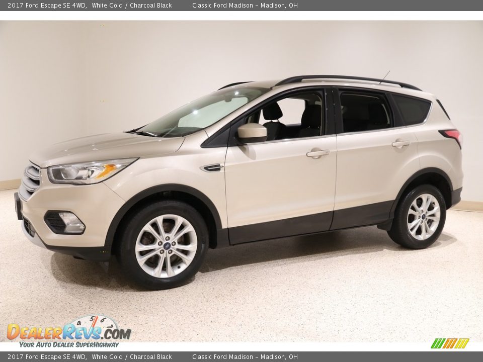 2017 Ford Escape SE 4WD White Gold / Charcoal Black Photo #3