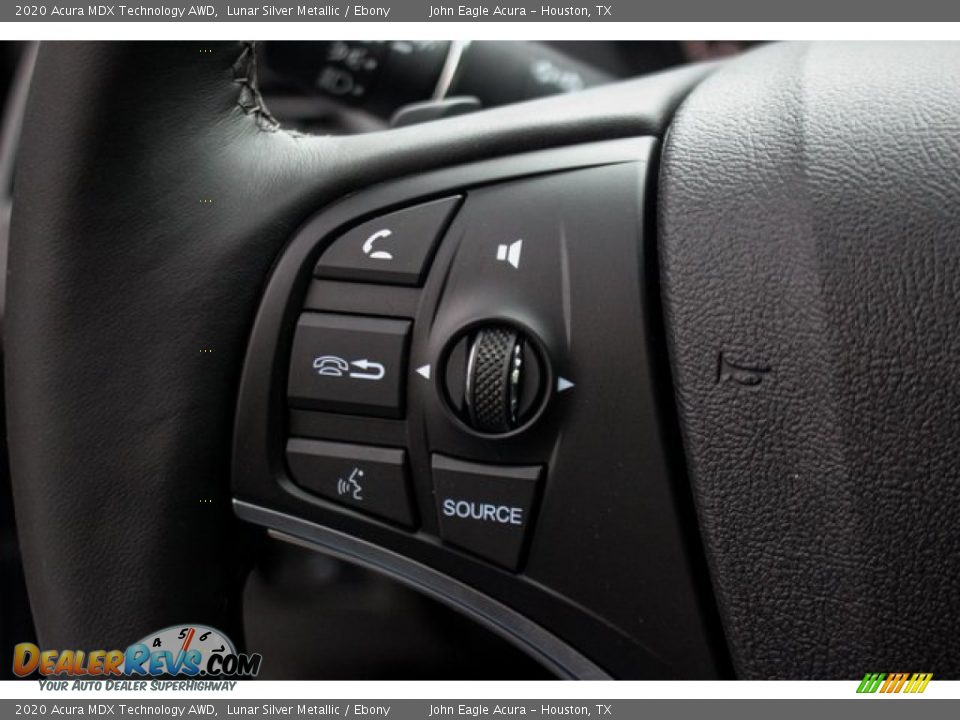 2020 Acura MDX Technology AWD Lunar Silver Metallic / Ebony Photo #36