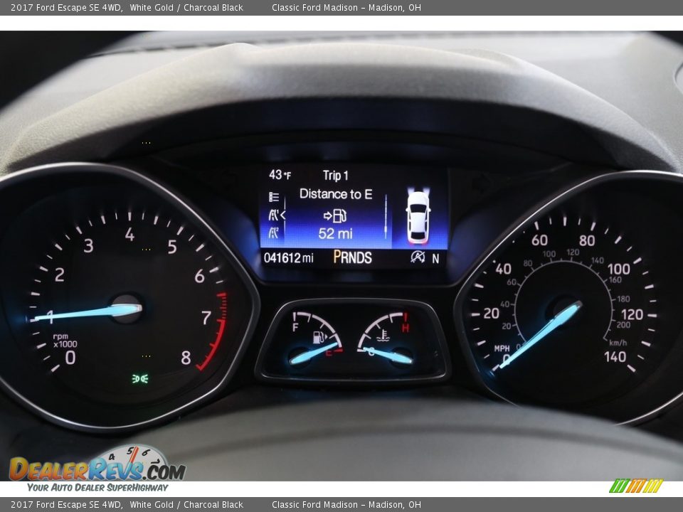 2017 Ford Escape SE 4WD White Gold / Charcoal Black Photo #8