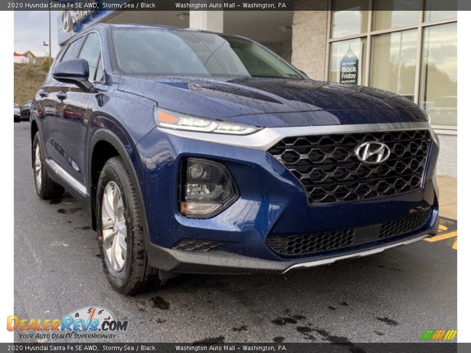 2020 Hyundai Santa Fe SE AWD Stormy Sea / Black Photo #1