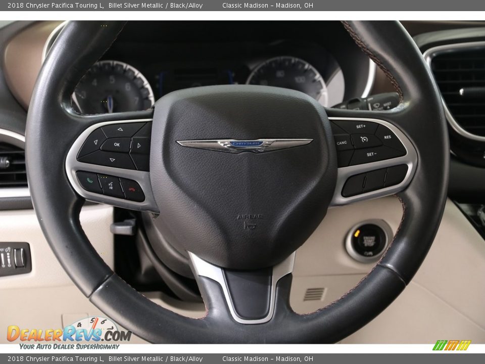 2018 Chrysler Pacifica Touring L Billet Silver Metallic / Black/Alloy Photo #7