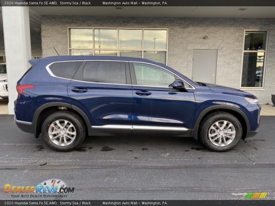 2020 Hyundai Santa Fe SE AWD Stormy Sea / Black Photo #3
