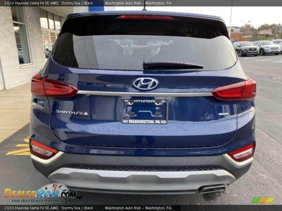 2020 Hyundai Santa Fe SE AWD Stormy Sea / Black Photo #5