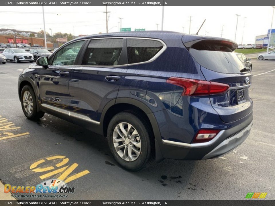 2020 Hyundai Santa Fe SE AWD Stormy Sea / Black Photo #6