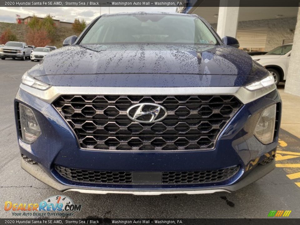 2020 Hyundai Santa Fe SE AWD Stormy Sea / Black Photo #8