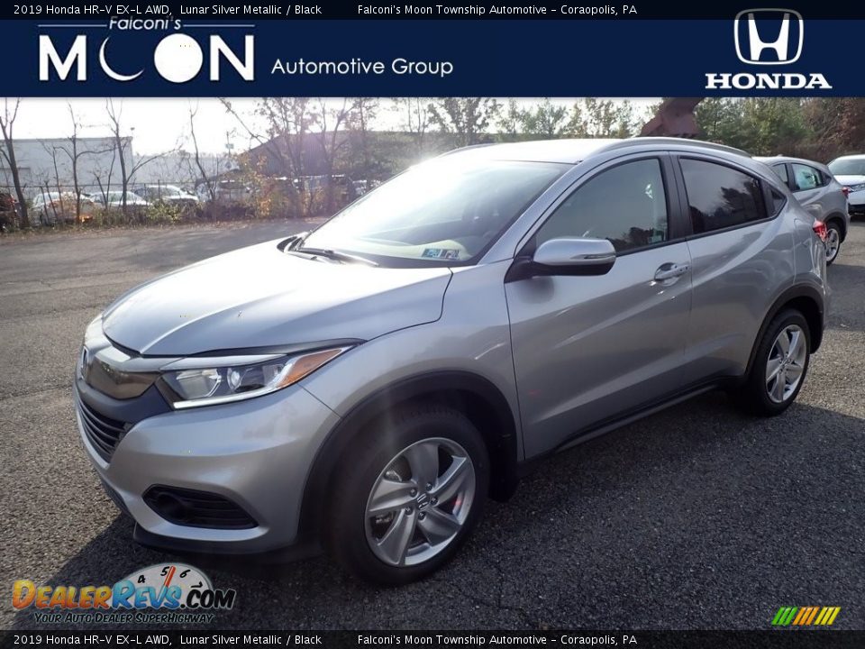 2019 Honda HR-V EX-L AWD Lunar Silver Metallic / Black Photo #1