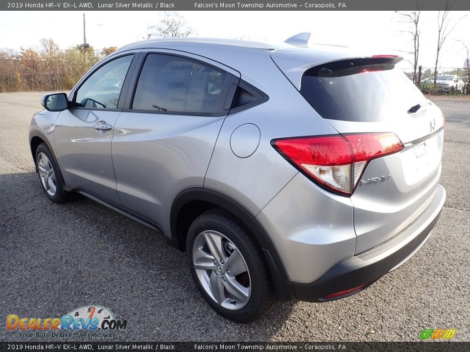 2019 Honda HR-V EX-L AWD Lunar Silver Metallic / Black Photo #2