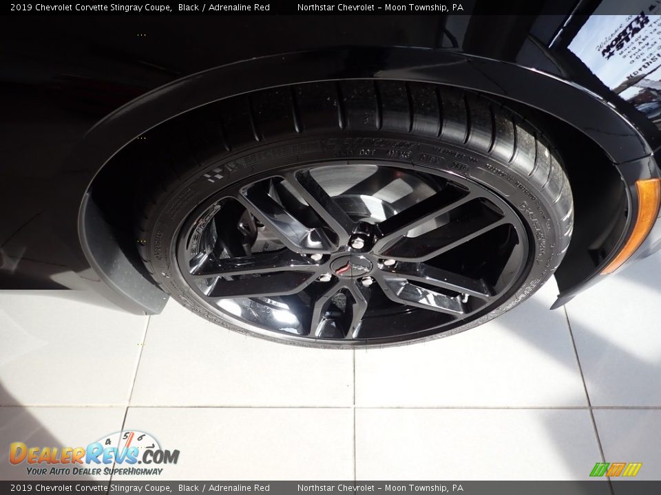 2019 Chevrolet Corvette Stingray Coupe Black / Adrenaline Red Photo #4
