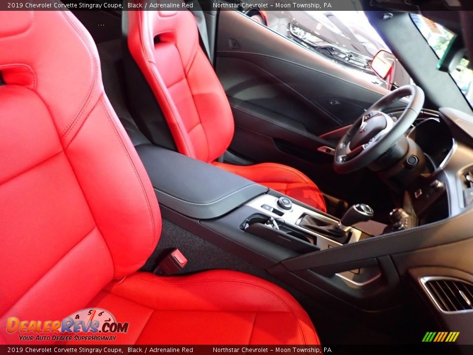2019 Chevrolet Corvette Stingray Coupe Black / Adrenaline Red Photo #5