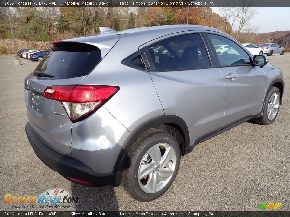 2019 Honda HR-V EX-L AWD Lunar Silver Metallic / Black Photo #4