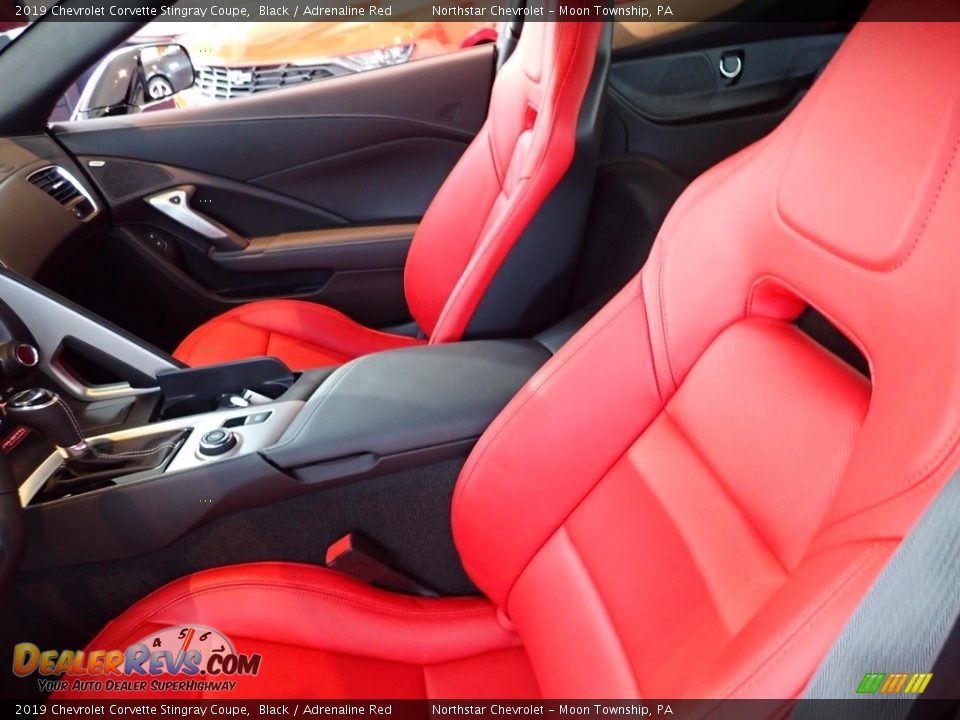 2019 Chevrolet Corvette Stingray Coupe Black / Adrenaline Red Photo #10
