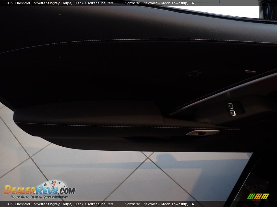 2019 Chevrolet Corvette Stingray Coupe Black / Adrenaline Red Photo #11