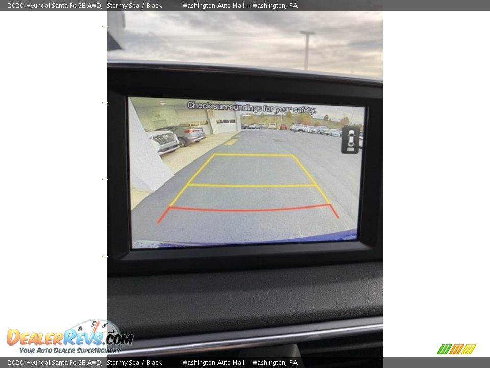 2020 Hyundai Santa Fe SE AWD Stormy Sea / Black Photo #33