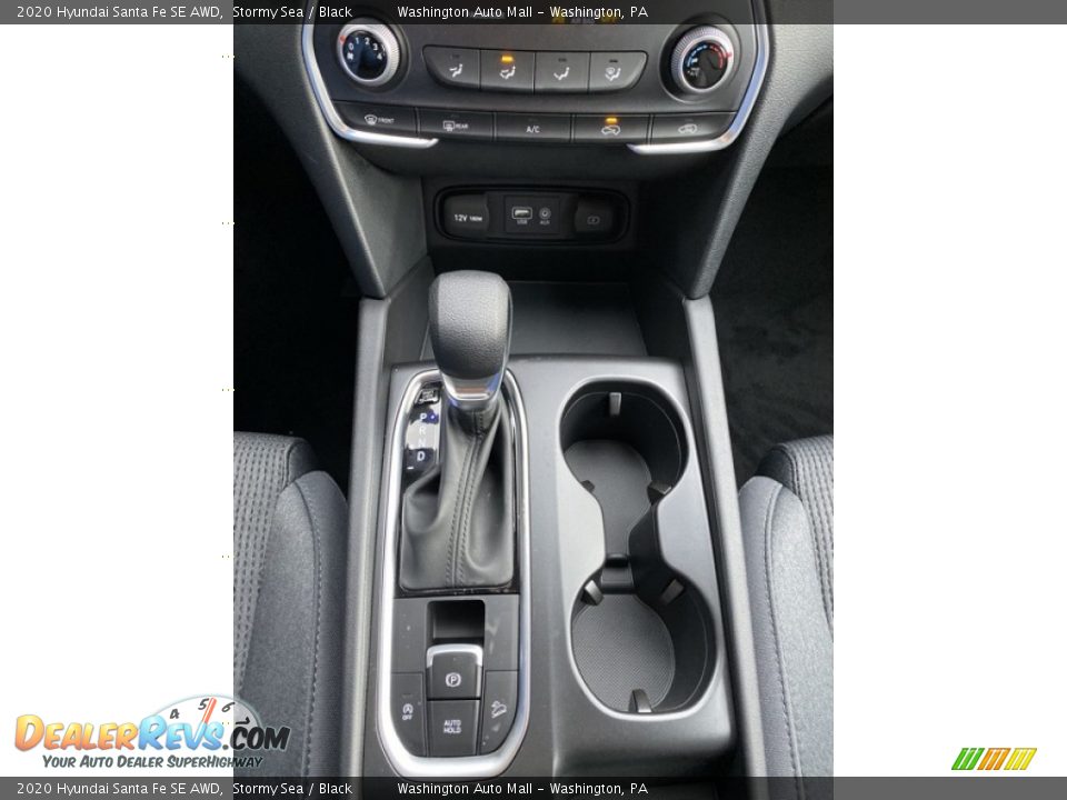 2020 Hyundai Santa Fe SE AWD Stormy Sea / Black Photo #34