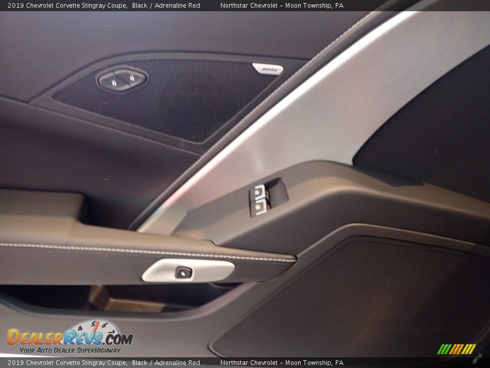 2019 Chevrolet Corvette Stingray Coupe Black / Adrenaline Red Photo #16