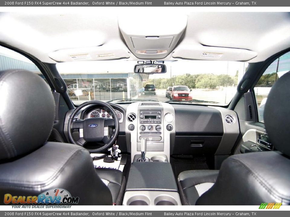 2008 Ford F150 FX4 SuperCrew 4x4 Badlander Oxford White / Black/Medium Flint Photo #19