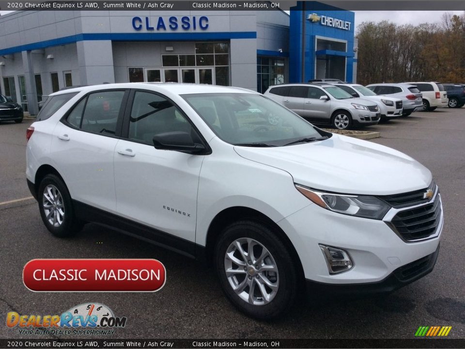 2020 Chevrolet Equinox LS AWD Summit White / Ash Gray Photo #1