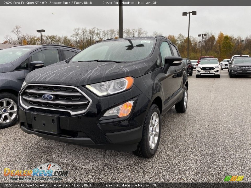 2020 Ford EcoSport SE 4WD Shadow Black / Ebony Black Photo #1