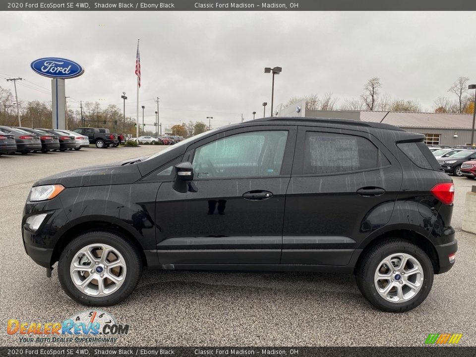 2020 Ford EcoSport SE 4WD Shadow Black / Ebony Black Photo #2