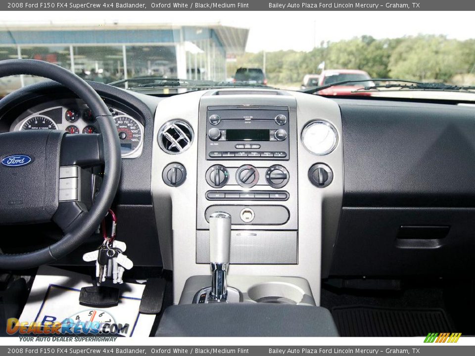 2008 Ford F150 FX4 SuperCrew 4x4 Badlander Oxford White / Black/Medium Flint Photo #20