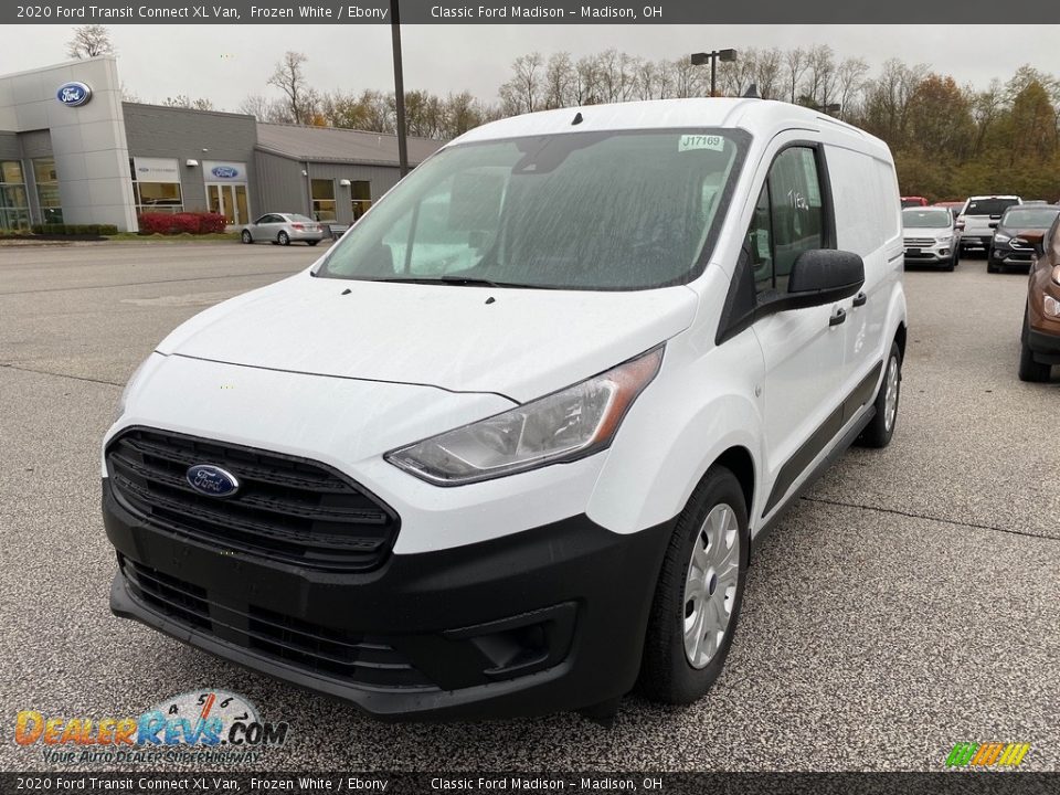 2020 Ford Transit Connect XL Van Frozen White / Ebony Photo #1