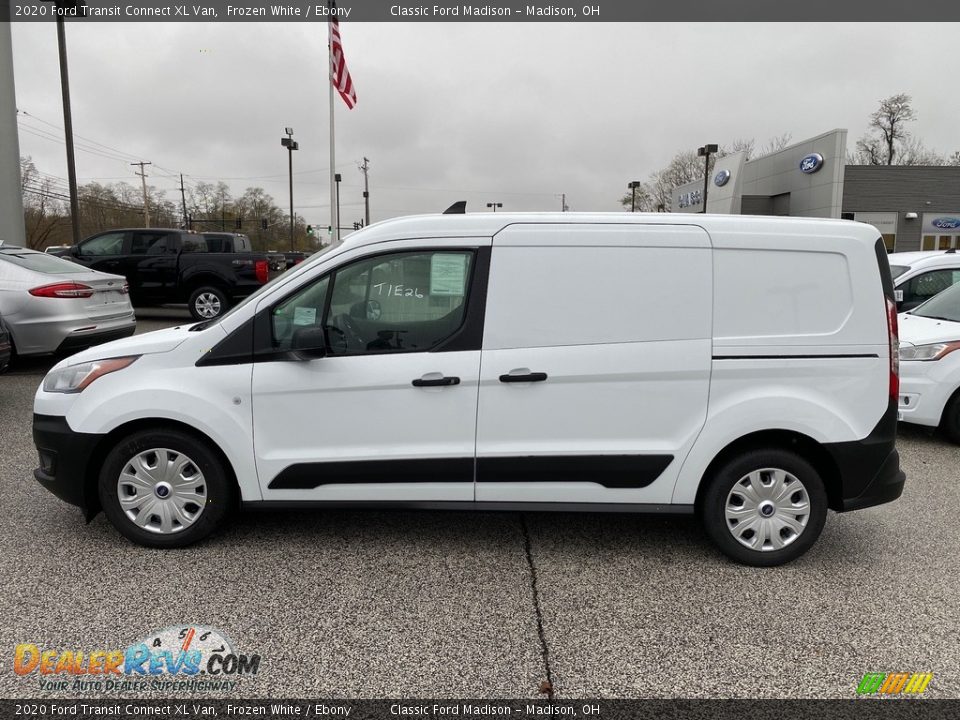 2020 Ford Transit Connect XL Van Frozen White / Ebony Photo #2