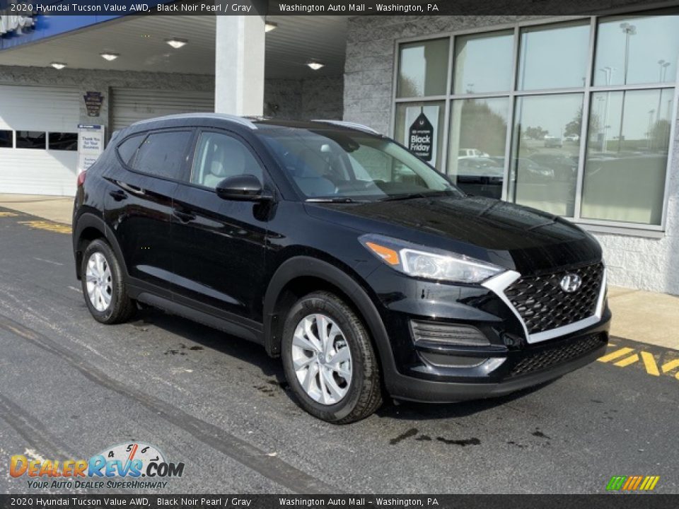 2020 Hyundai Tucson Value AWD Black Noir Pearl / Gray Photo #2